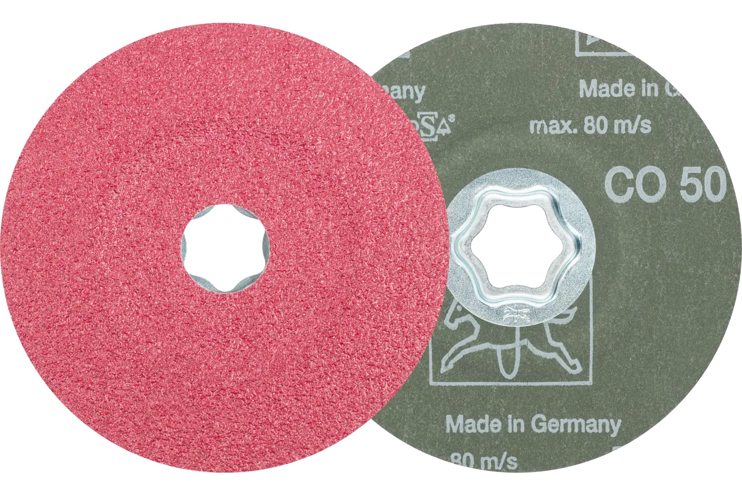 Picture of Pferd Combiclick® Fiber Disc, 4-1/2" Dia, 50 Grit, Ceramic oxide